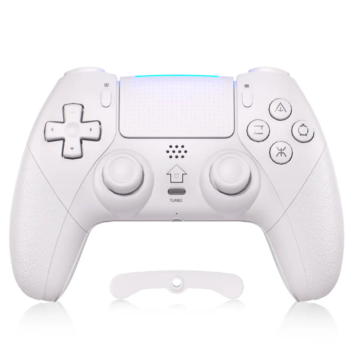 Anti-Stick Drift Wireless Controller for PS5/PC – Programmable Macro Back Buttons, 6-Axis Gyro, Dual Vibration, Turbo, Touchpad, Bluetooth 5.0, 3.5Mm Audio & Mic