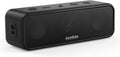 Soundcore Anker 3 Portable Bluetooth Speaker, IPX7 Waterproof, 24H Playtime | Partycast, Bassup, Custom EQ App, Pure Titanium Diaphragm Drivers- for Home, Shower, Outdoor, and Beach