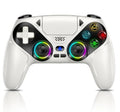 Wireless Gaming Controller Pro for PS5 with LED RGB Light– Turbo & Macro Programmable Compatible with Playstation 5,Dual Vibration, Motion Sensing, Programmable Buttons & 1000Mah Fast-Charging Anti-Drift Calibration Guide