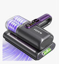 Cordless Mattress Vacuum Cleaner, 18Kpa Bed Vacuum with 253.7Nm UV-C Light, Ultrasonic, Dust Sensor & LED Display, 52800 BPM Handheld Vacuums for Bed, Sofa, Couch, Crib