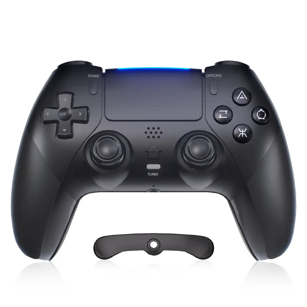 Anti-Stick Drift Wireless Controller for PS5/PC – Programmable Macro Back Buttons, 6-Axis Gyro, Dual Vibration, Turbo, Touchpad, Bluetooth 5.0, 3.5Mm Audio & Mic